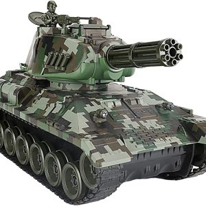 Tank mitraillette à billes sur chenille